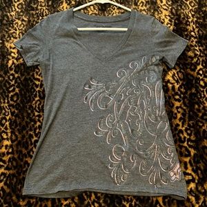 Fox V neck Women's T shirt